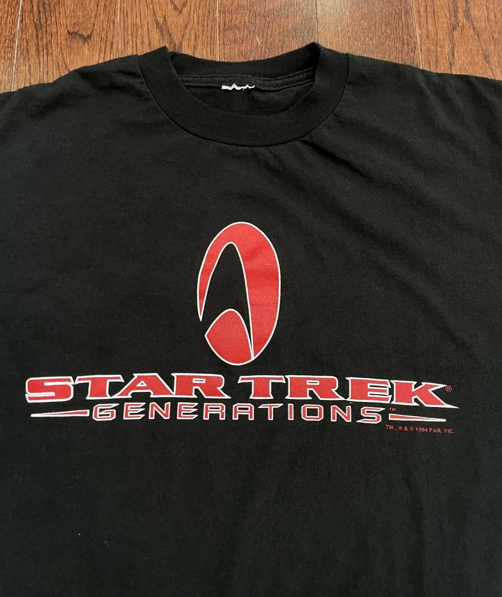 Vintage VTG Star Trek Generations 90's Tee - image 2
