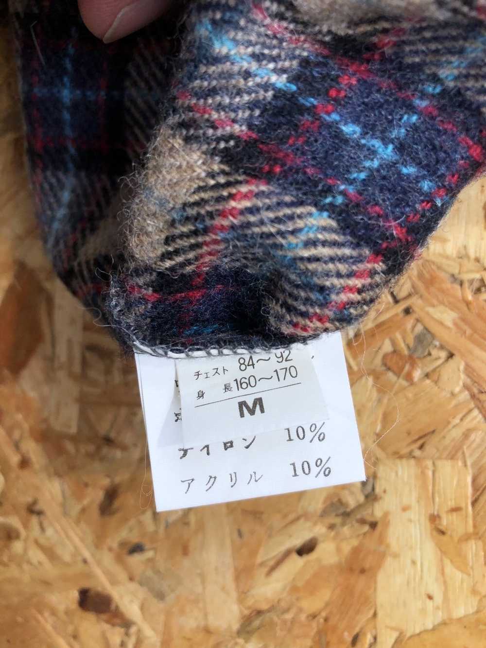 Japanese Brand × Vintage Vintage Bobson wool flan… - image 10