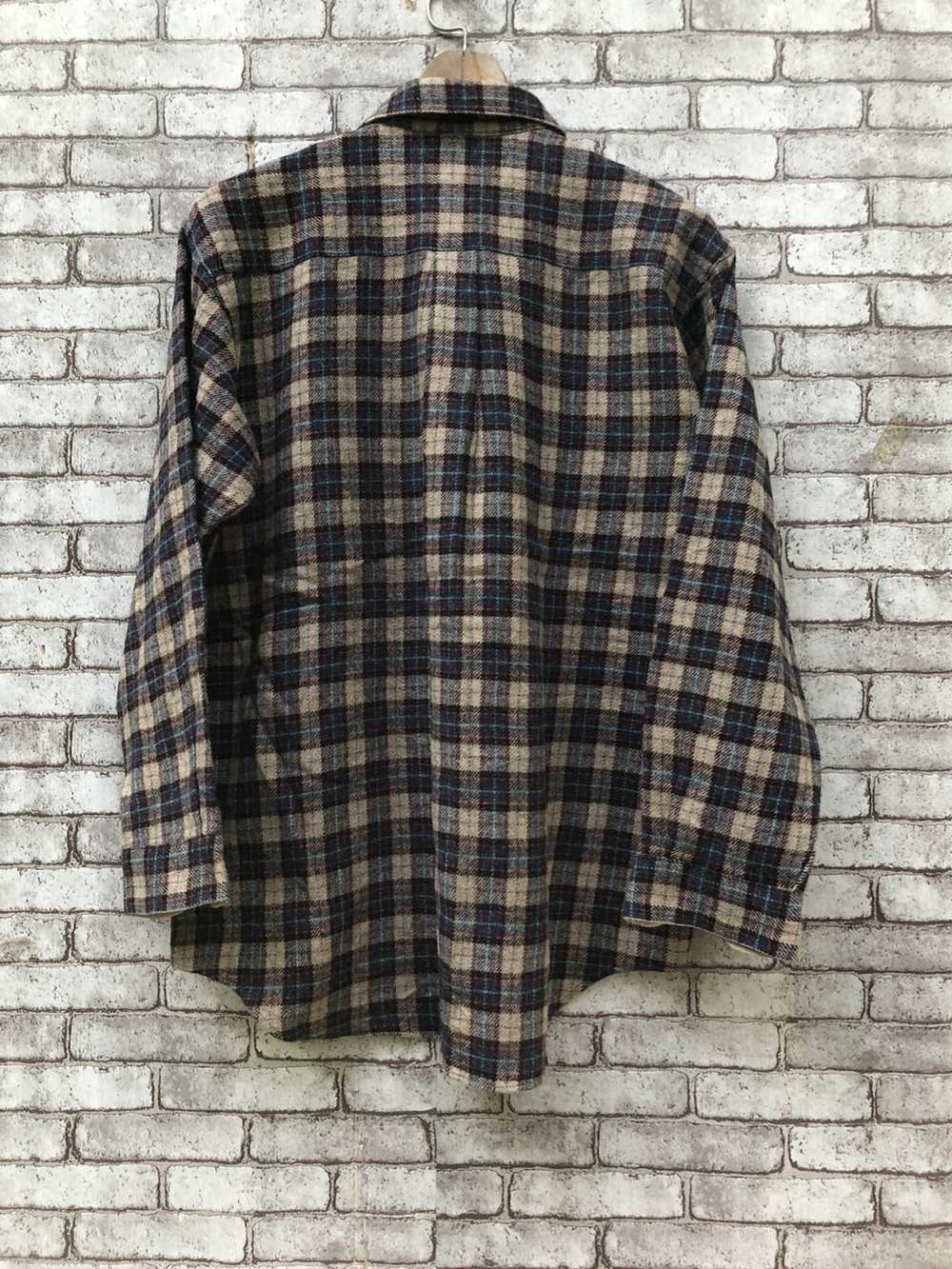 Japanese Brand × Vintage Vintage Bobson wool flan… - image 2