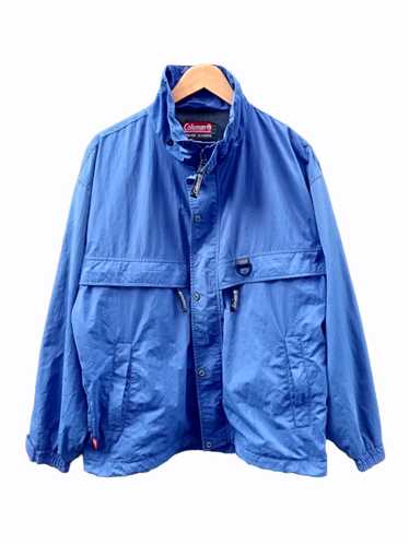 Vintage Coleman Fleece Jacket Coleman Zipper Jacket Blue Outdoor Outfits  Hiking Camping Wear Unisex Size L 
