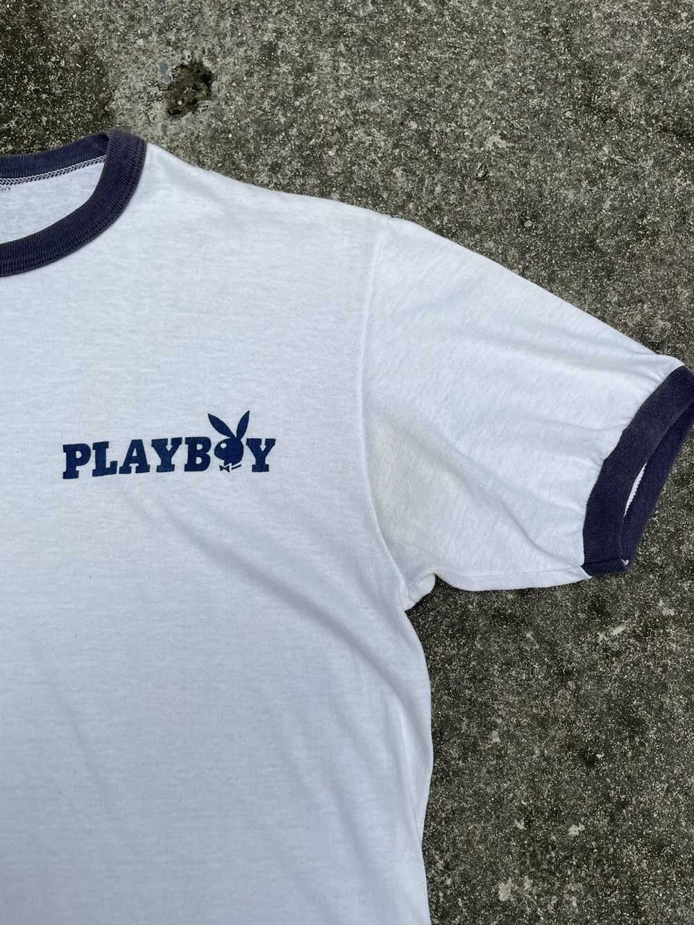 Playboy × Vintage Vintage Play boy 80s Rare t-shi… - image 3