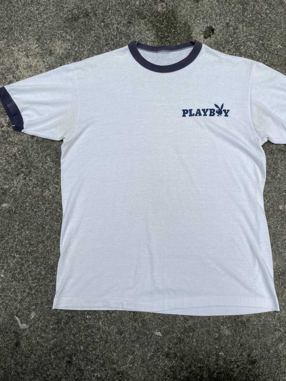 Playboy × Vintage Vintage Play boy 80s Rare t-shi… - image 5