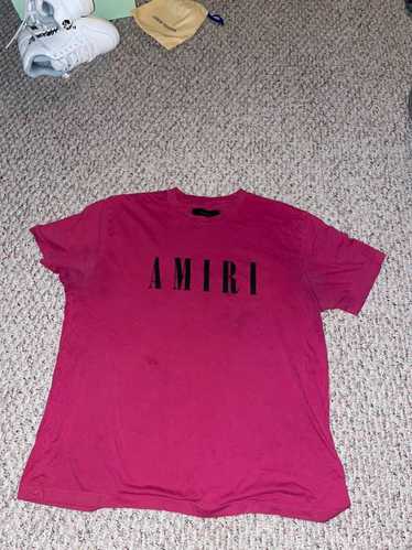 Amiri Amiri Hot Pink T Shirt