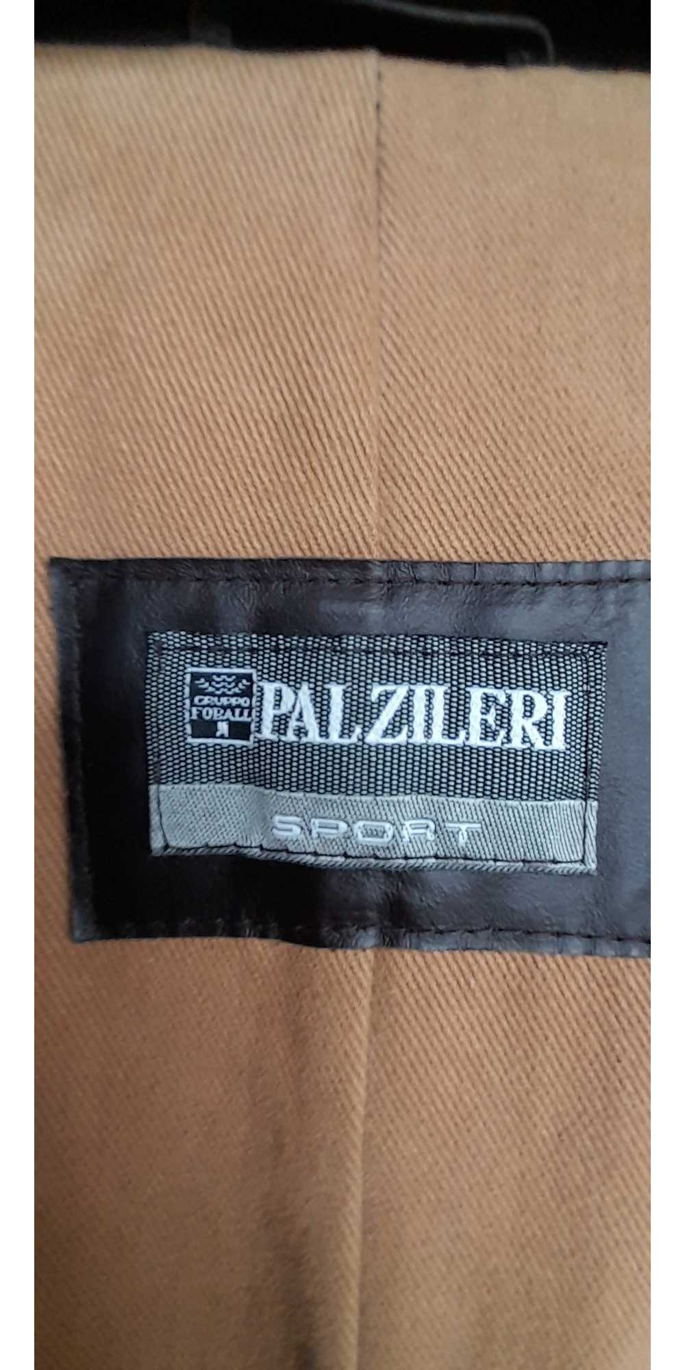 Pal Zileri Pal Zileri Brown Leather Jacket - image 4