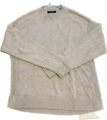 Allsaints Grey AllSaints Knitted Crewneck Sweater 