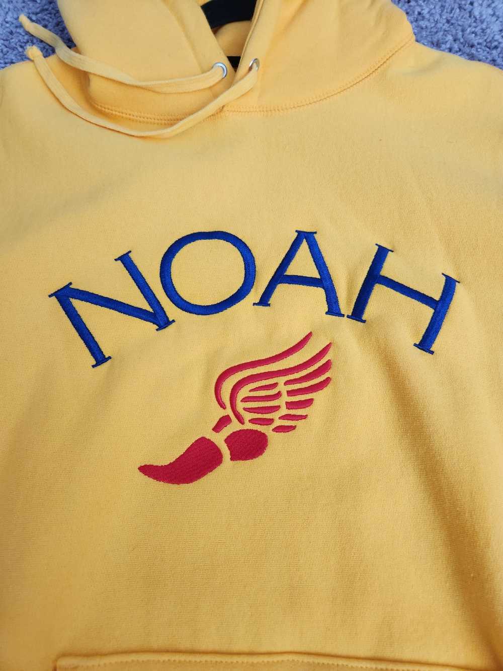 Noah Noah Winged Foot Embroidered Hoodie - image 2
