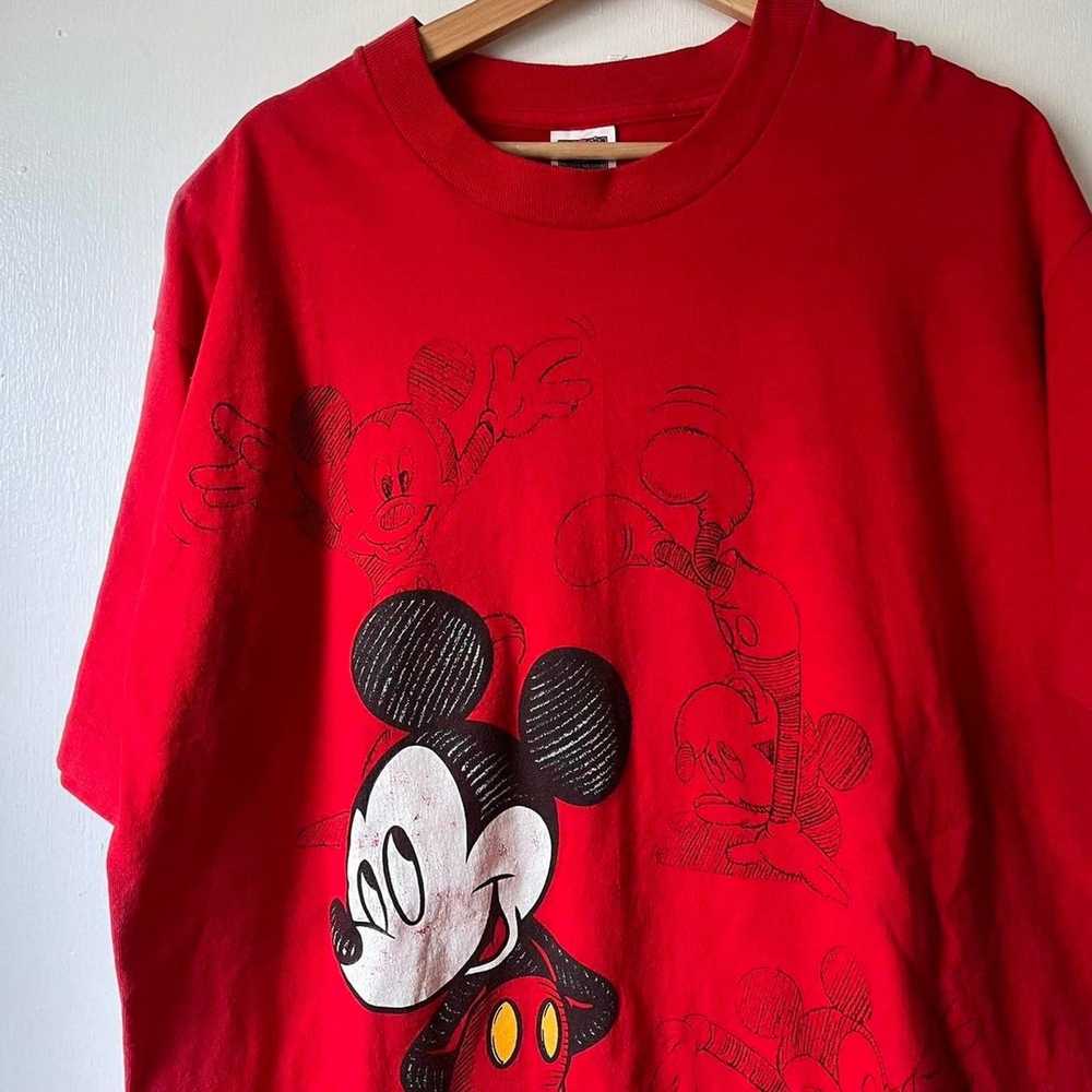 Disney Vintage 90s mickey mouse jumbo print disne… - image 2