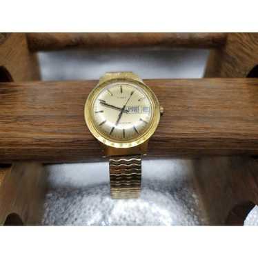 Timex Vintage Gold Tone Men's Timex Mechanical Wat