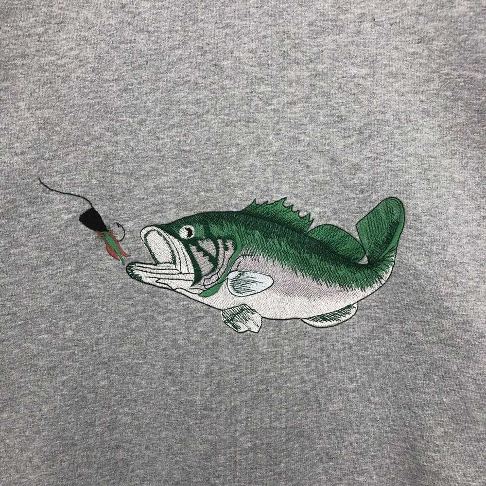 Vintage Vtg 90’ JUNCTION WEST Fishing Embroidery … - image 3