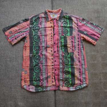 Art × Crazy Shirts × Hawaiian Shirt Vintage Y2K H… - image 1