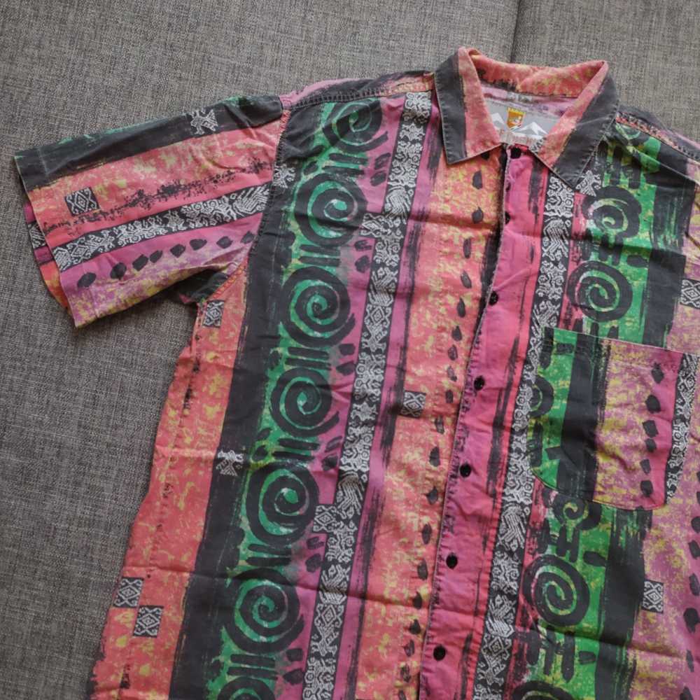 Art × Crazy Shirts × Hawaiian Shirt Vintage Y2K H… - image 2