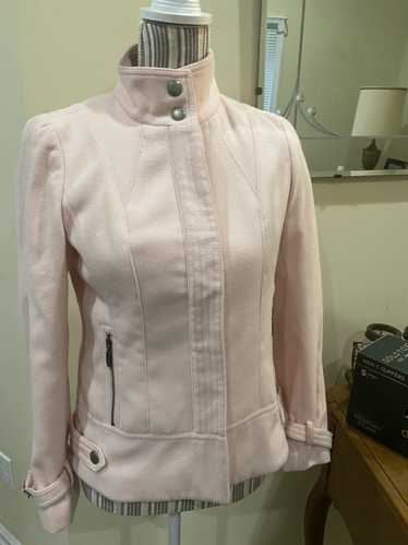 Chicos Chicos Pastel Baby Pink Zipper Moto Jacket