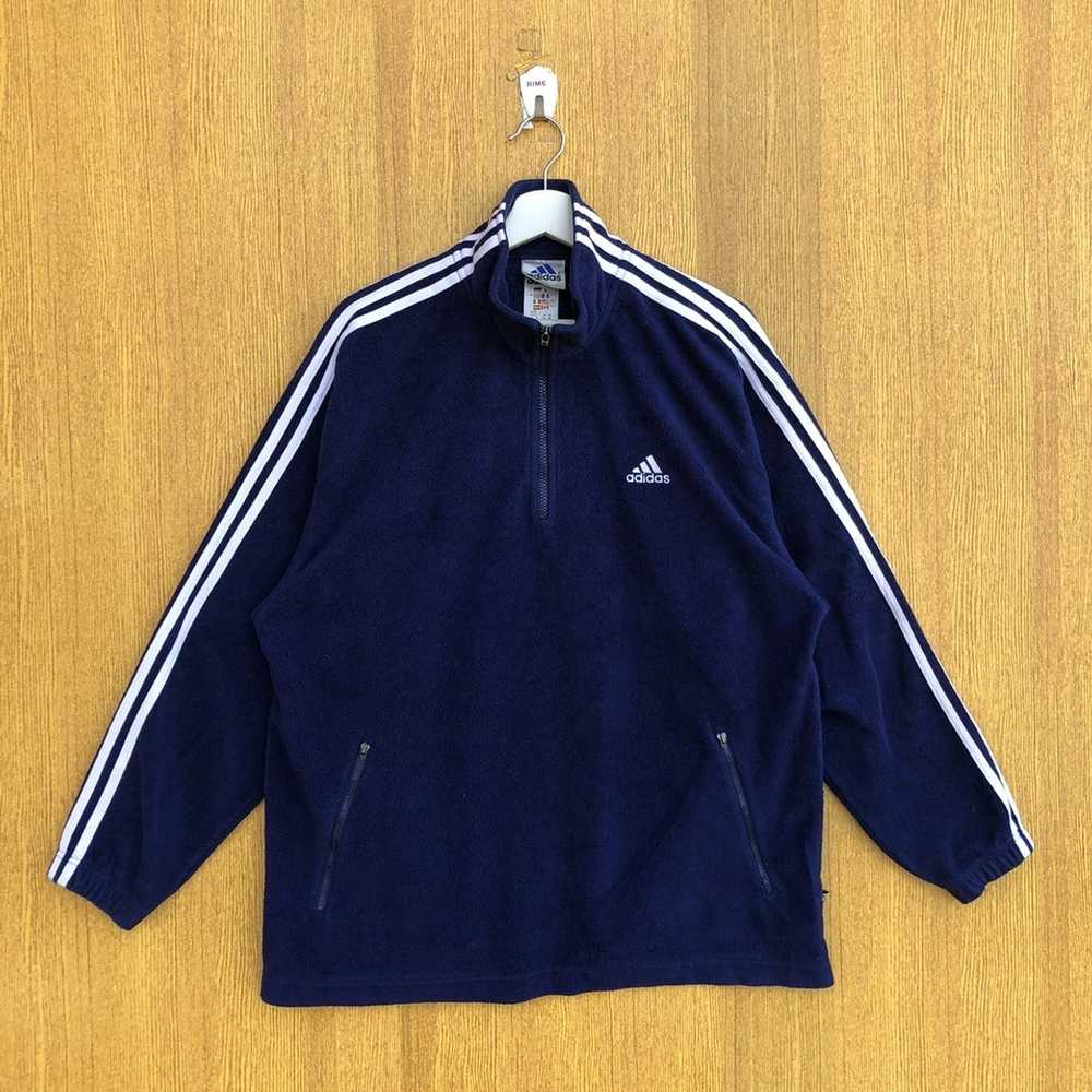 Adidas × Sportswear Vintage Adidas Fleece Sweatsh… - image 1