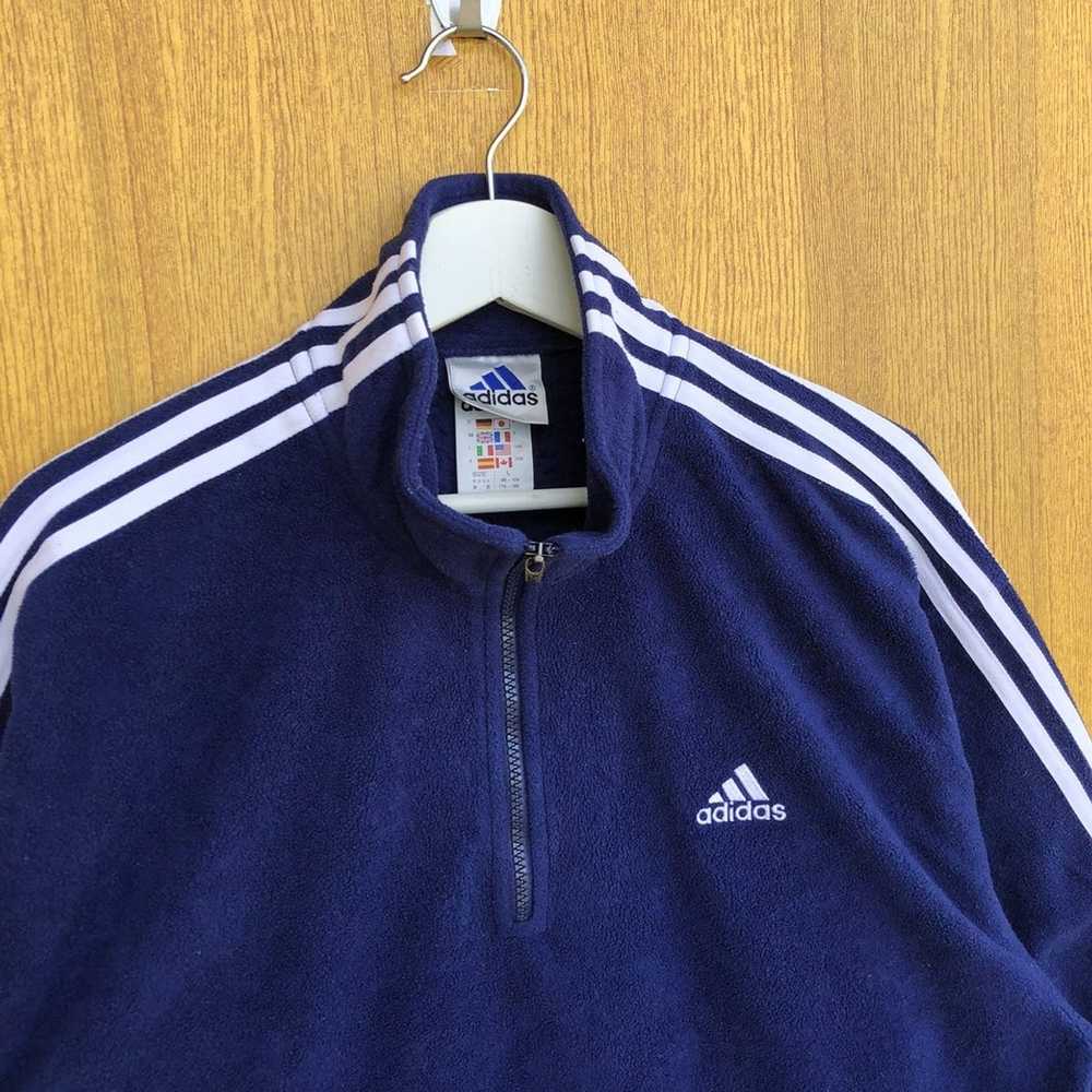 Adidas × Sportswear Vintage Adidas Fleece Sweatsh… - image 3