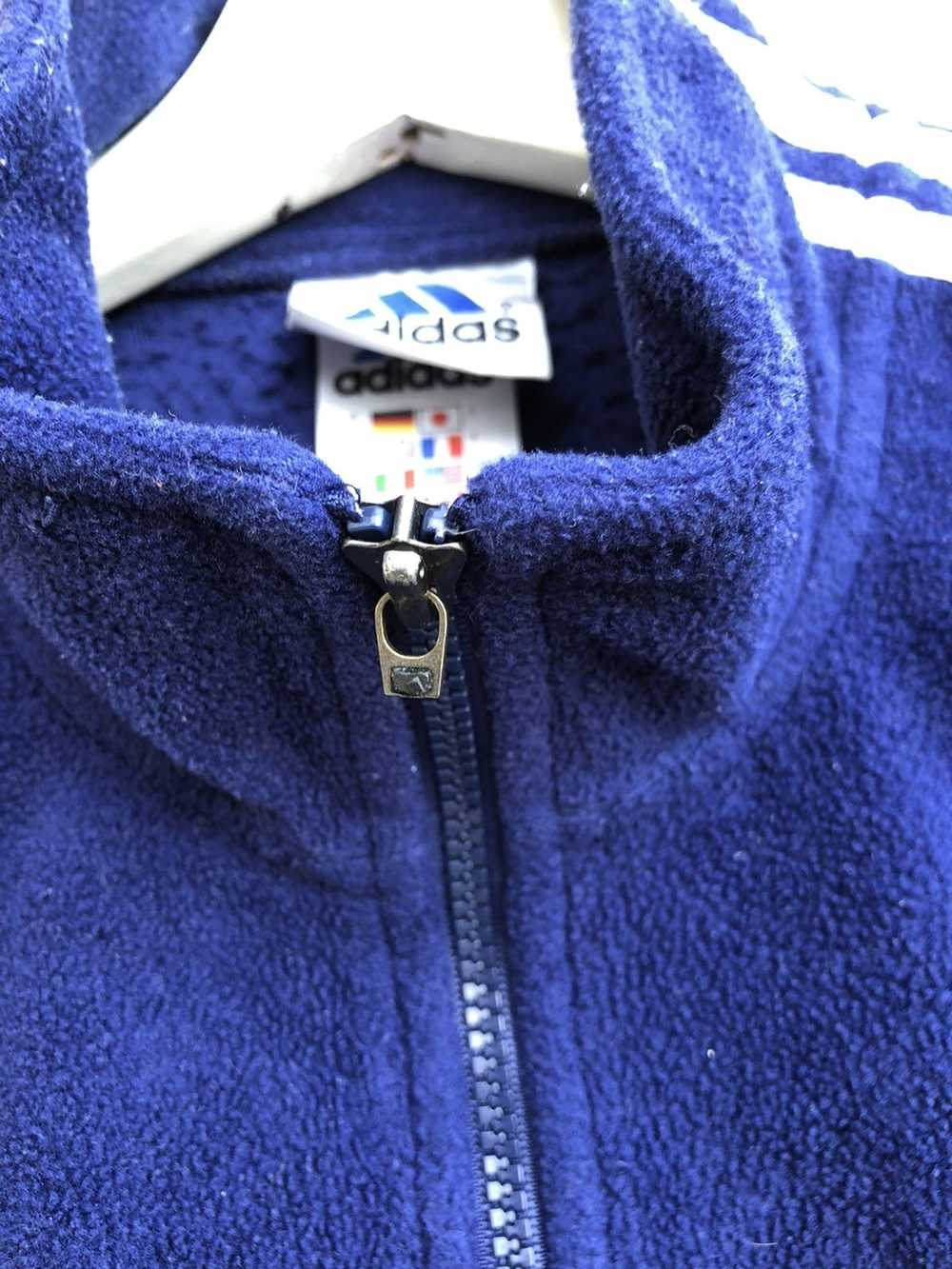 Adidas × Sportswear Vintage Adidas Fleece Sweatsh… - image 5