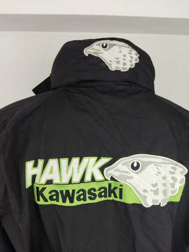 Racing × Vintage Kawasaki racing jacket hawk