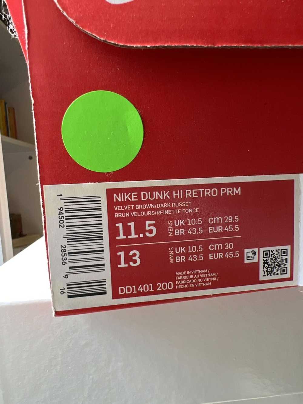 Nike 2021 Dunk High Premium ‘Dark Curry’ - image 9