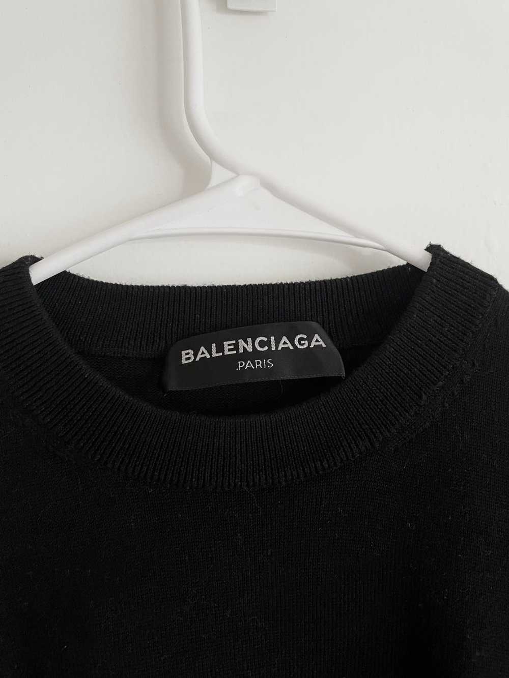 Balenciaga SS17 Cropped Knit Sweater - image 2