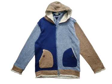 Japanese Brand × Play Cloths Play Patchwork Furry… - image 1