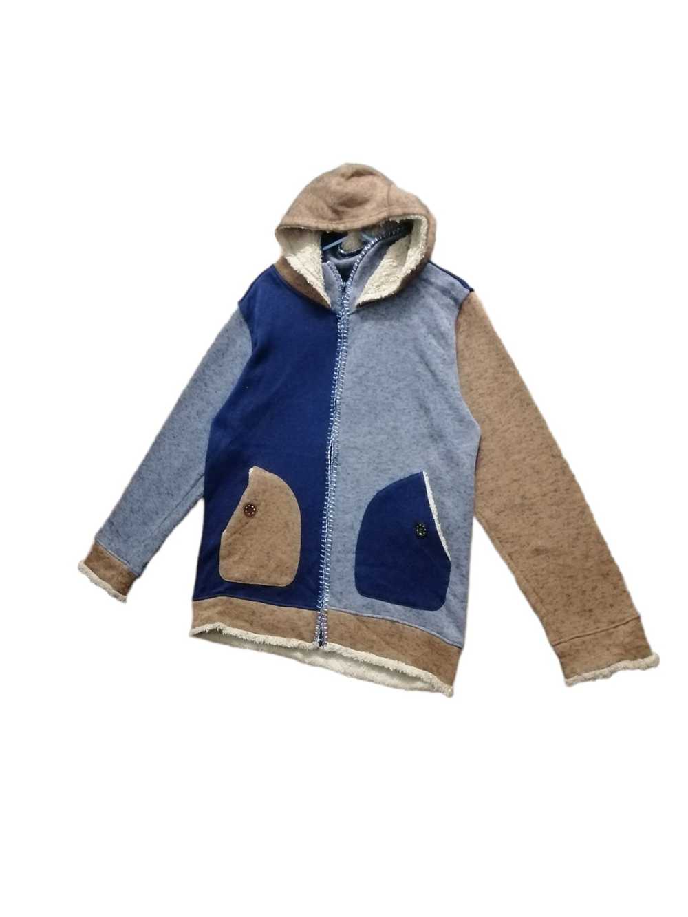 Japanese Brand × Play Cloths Play Patchwork Furry… - image 3