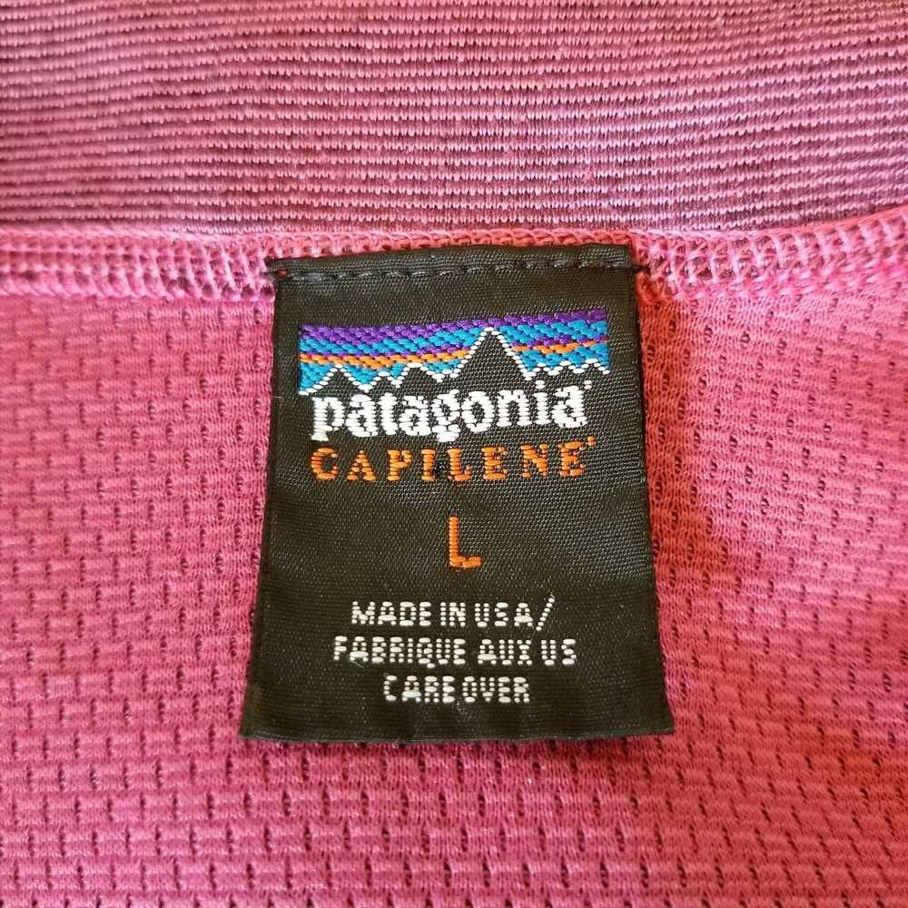 Patagonia Patagonia LARGE Pink Pullover Top Shirt… - image 3