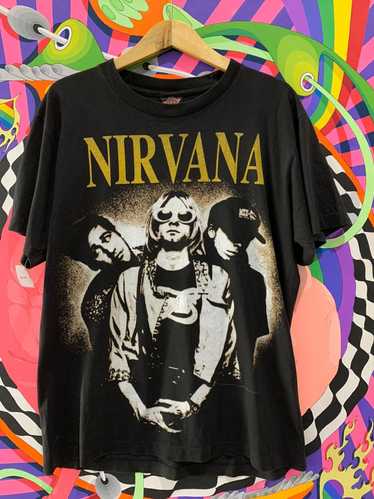 Band Tees × Nirvana × Vintage BOOTLEG NIRVANA ROC… - image 1