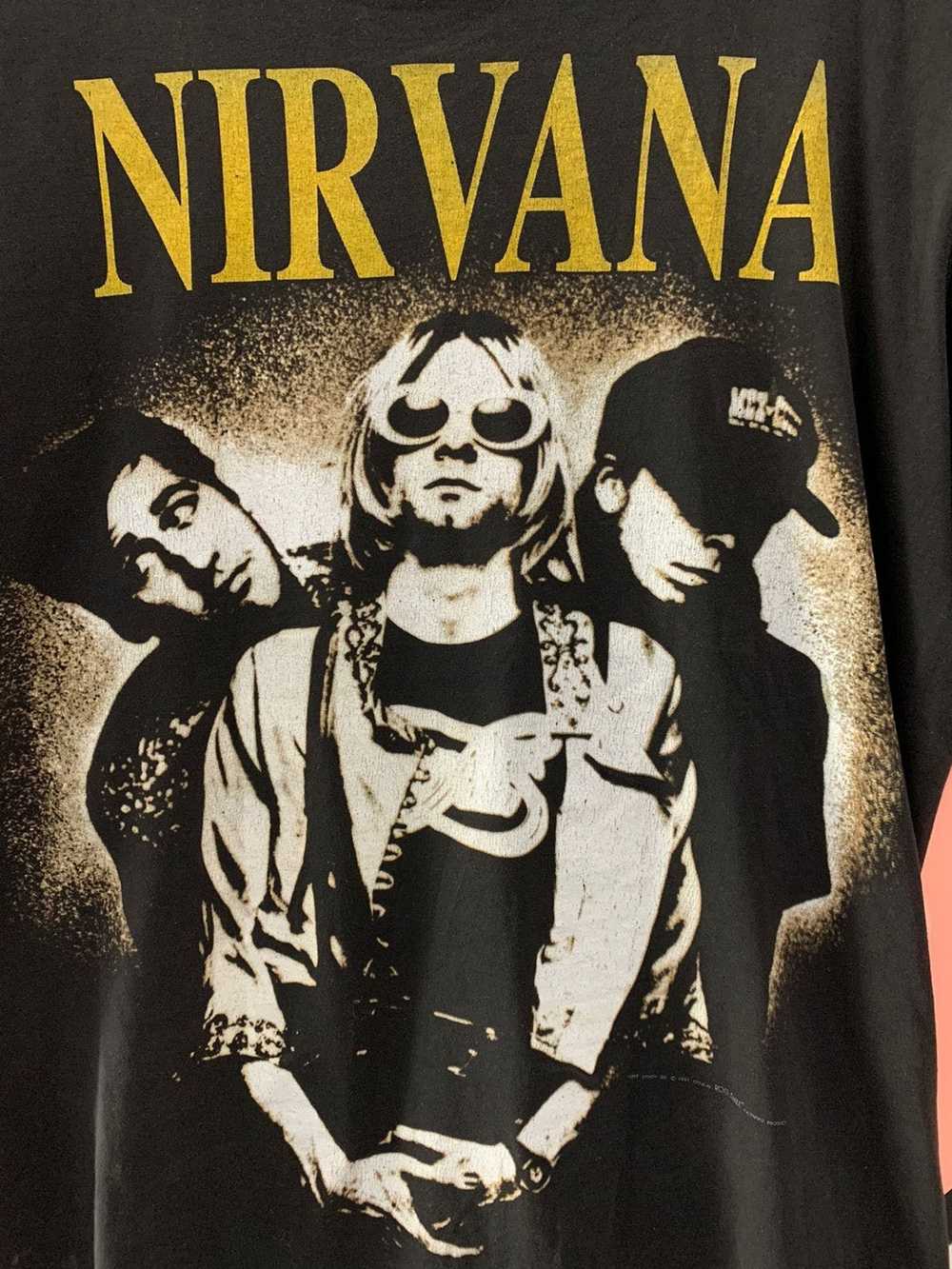 Band Tees × Nirvana × Vintage BOOTLEG NIRVANA ROC… - image 2