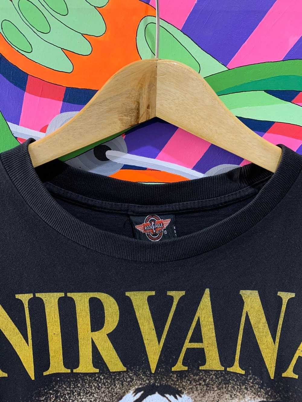 Band Tees × Nirvana × Vintage BOOTLEG NIRVANA ROC… - image 4