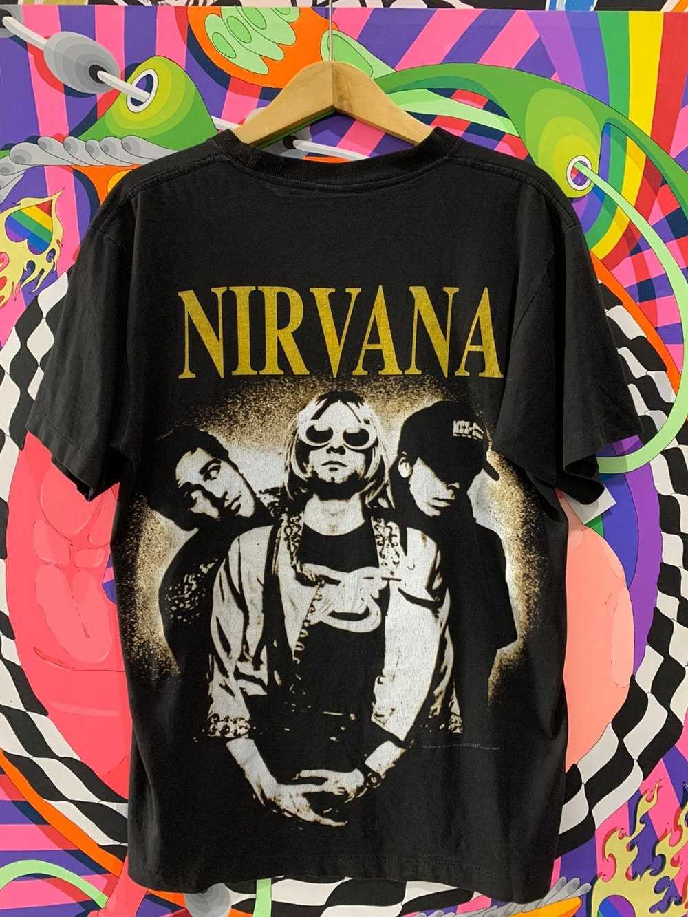 Band Tees × Nirvana × Vintage BOOTLEG NIRVANA ROC… - image 5