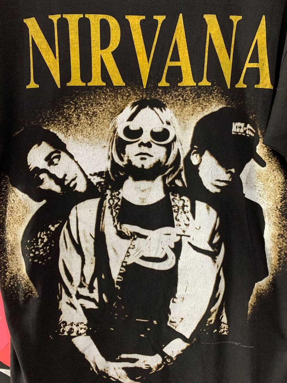 Band Tees × Nirvana × Vintage BOOTLEG NIRVANA ROC… - image 6