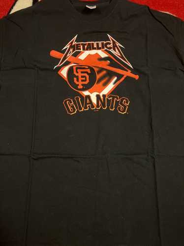 Metallica Skull Snake San Francisco Giants Logo MLB Shirt - Kingteeshop