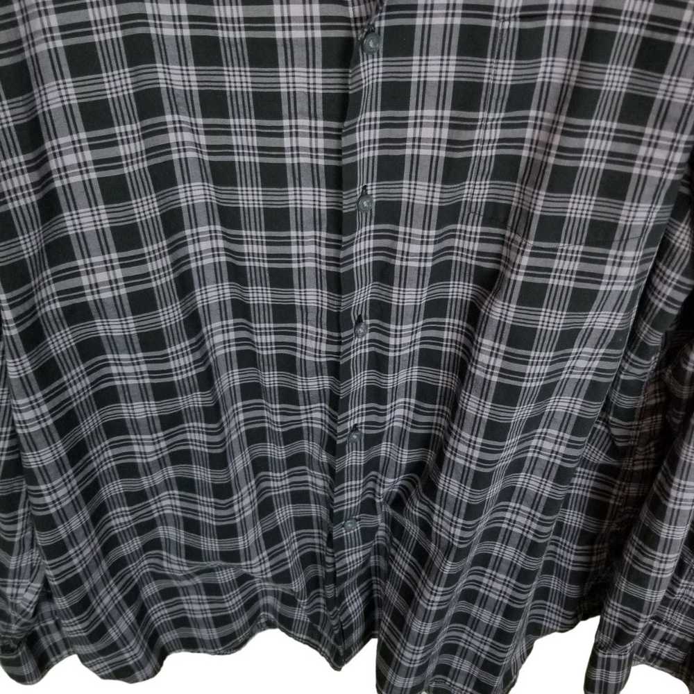 John Varvatos John Varvatos XXL Plaid Long Sleeve… - image 3