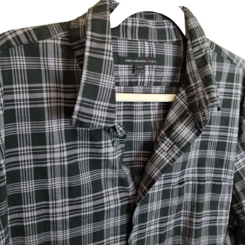 John Varvatos John Varvatos XXL Plaid Long Sleeve… - image 5