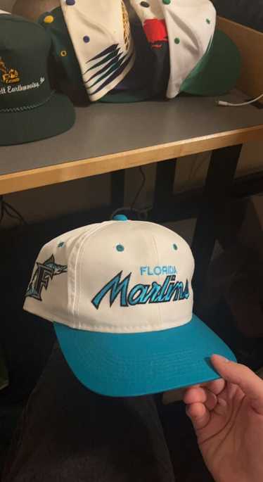 Vintage 93’ Florida New Era “Catch The Marlins Fever” Inaugural Snapback  Cap Hat
