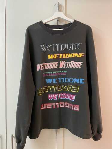 WE11DONE WE11DONE Logo Print Sweatshirt Oversided