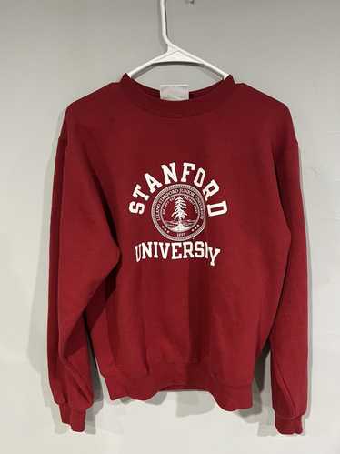 Champion, Tops, Classic Red Stanford University Hoodie By Champion Size  Small