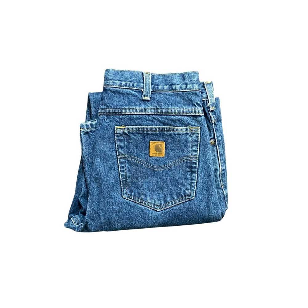 Carhartt × Vintage Vintage Carhartt Denim Jeans R… - image 3