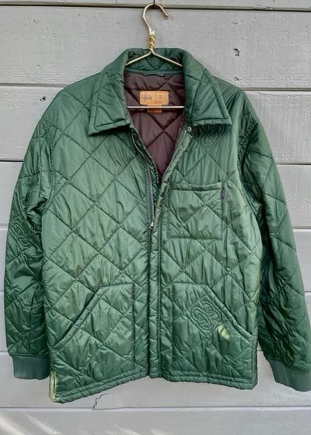 Stussy Stussy USA 1980 Vintage Quilted SS Jacket - Gem