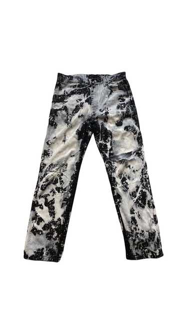Streetwear Bleach Dyed Splatter Pants
