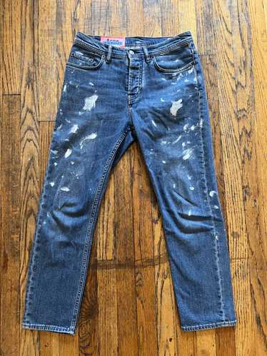 Acne Studios Bla Konst River Paint Vintage Denim