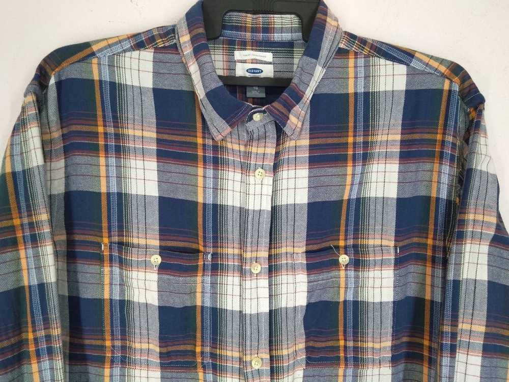 Flannel × Japanese Brand × Old Navy Vintage OLD N… - image 3