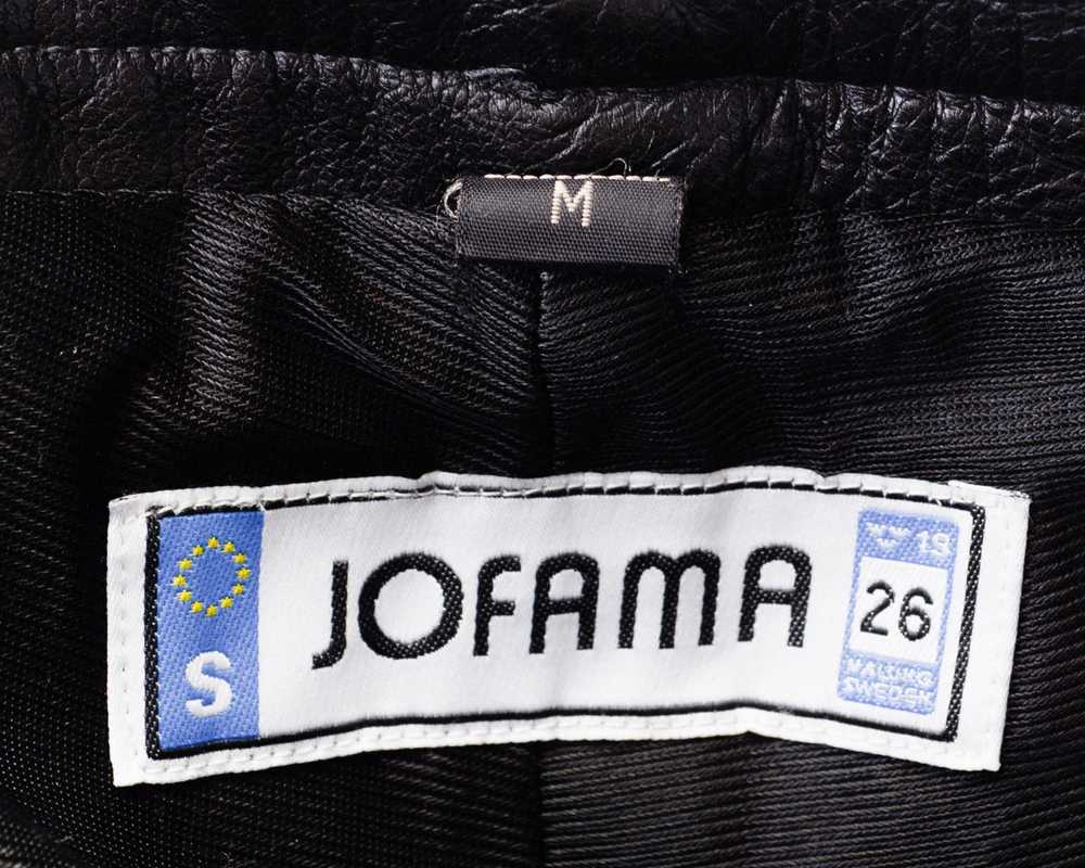Jofama × Vintage Real Leather Trousers W34 L32 Re… - image 6
