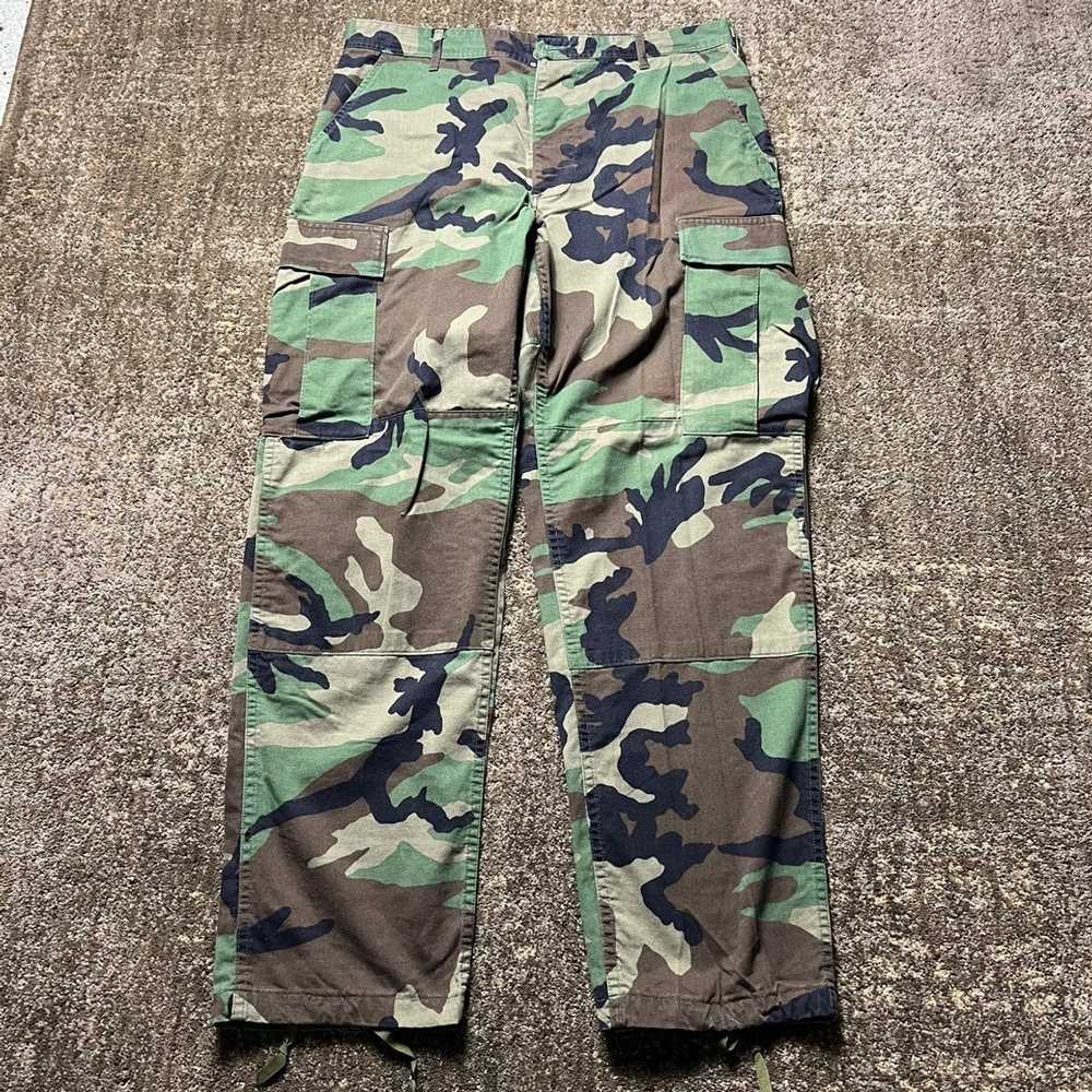 Military × Vintage Camo Pants Size Medium Regular - image 1