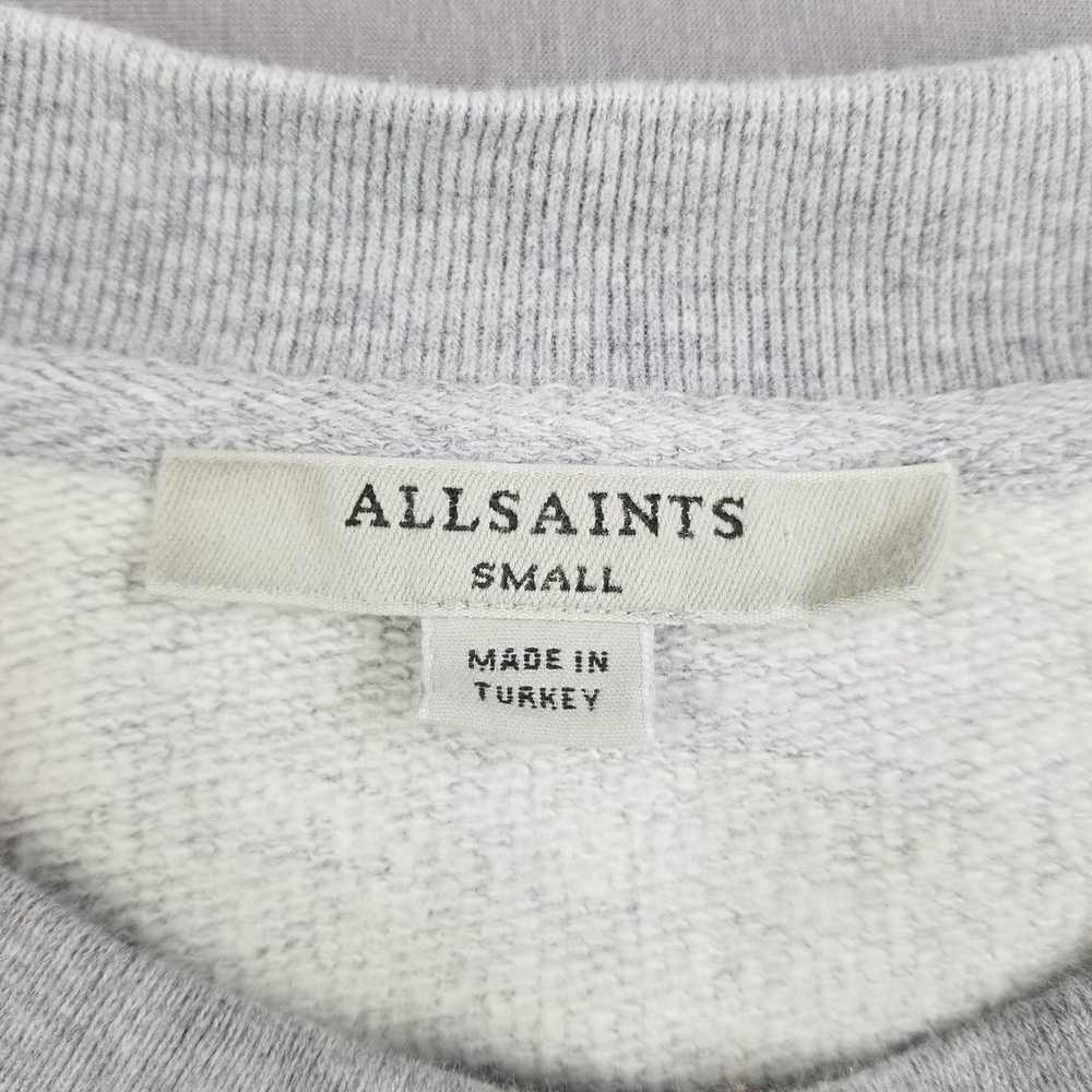 Allsaints All Saints Gray Long Sleeve Ruffle Hem … - image 7