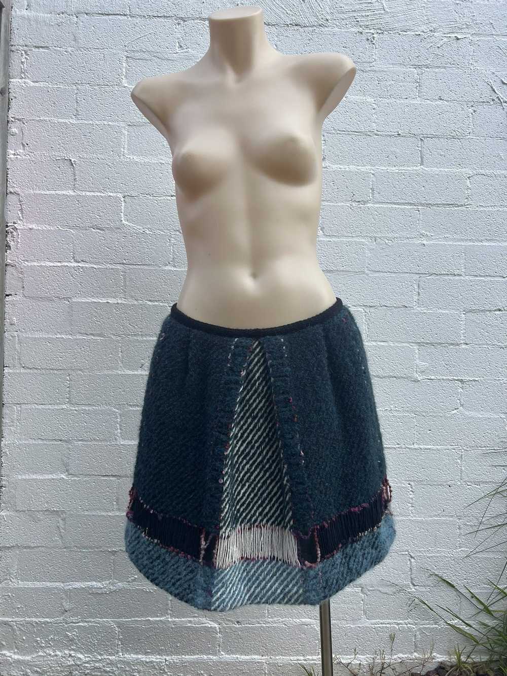 Anna Sui Anna Sui knitted wool blend skirt - image 2