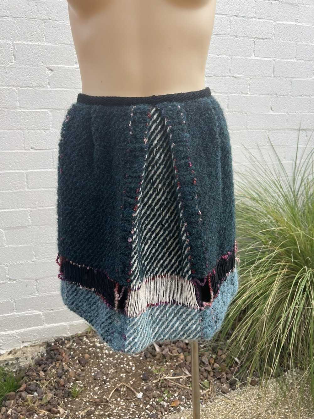 Anna Sui Anna Sui knitted wool blend skirt - image 3