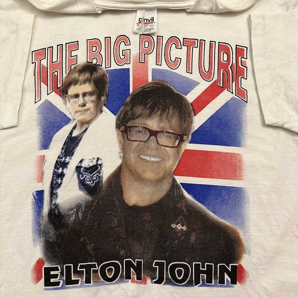 Anvil × Vintage Vtg 90s Elton John The Big Pictur… - image 1