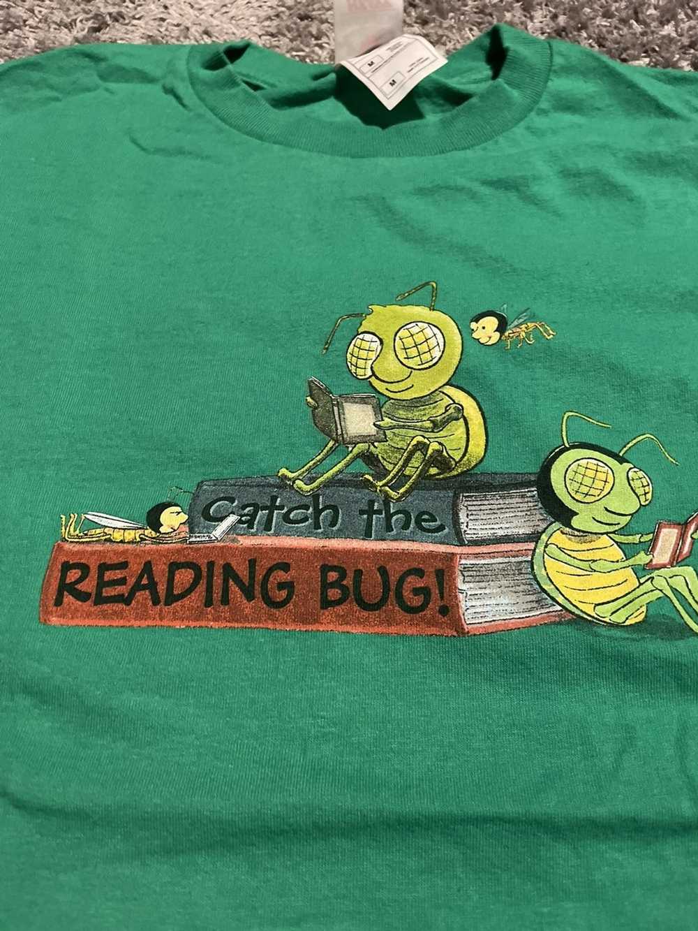 Vintage Vintage Catch The Reading Bug T shirt - image 2