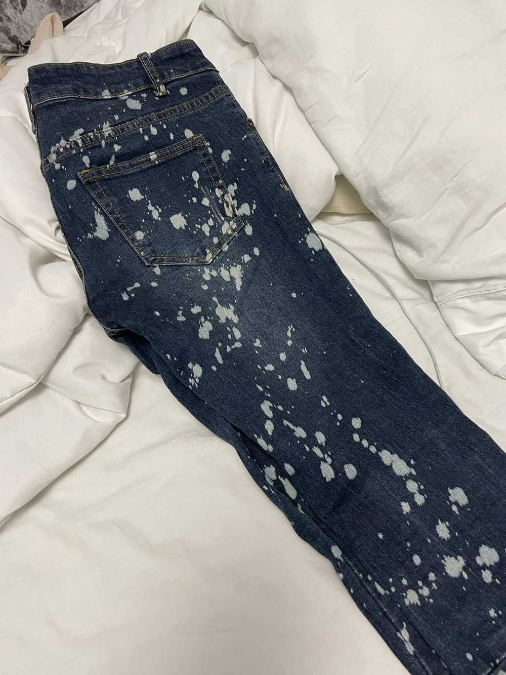 Streetwear Splatter Paint Jeans - image 2