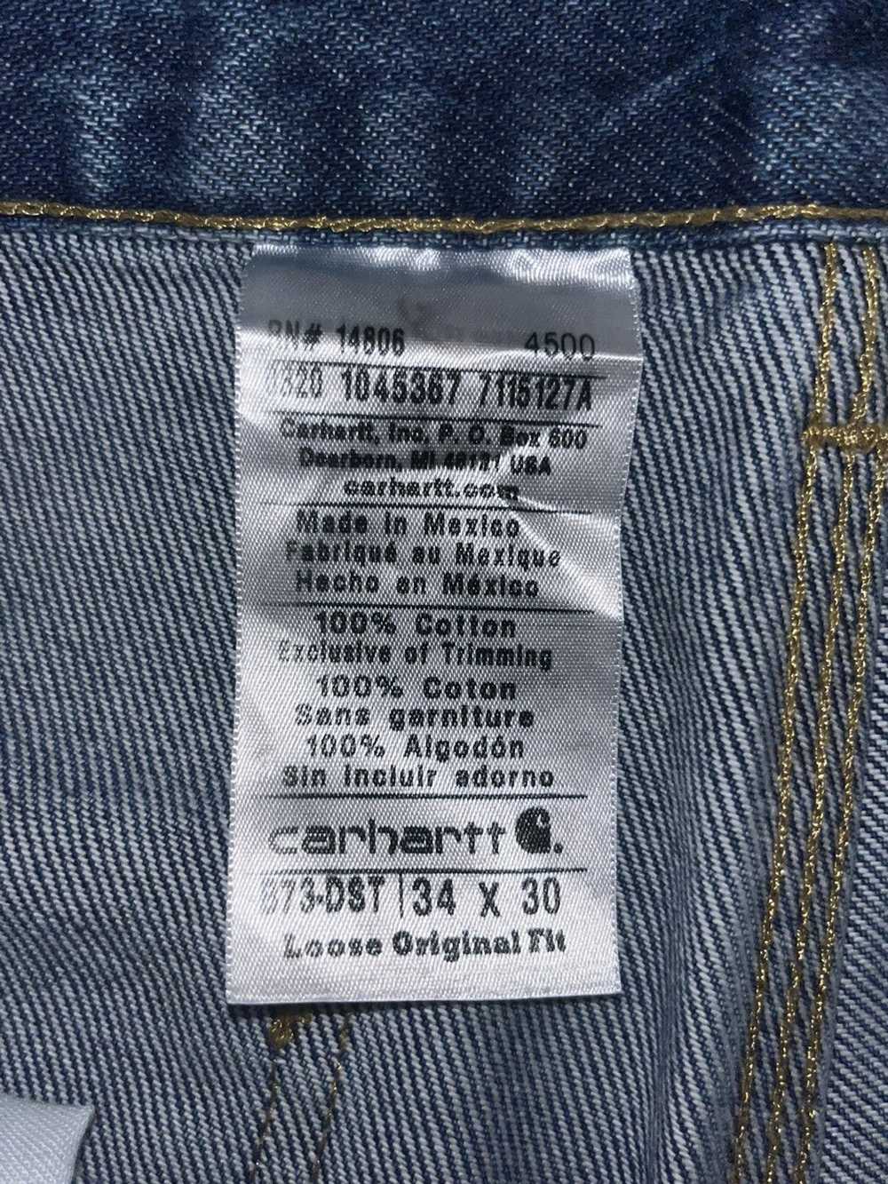 Carhartt Carhartt Double Front Jeans Raw Hem 34x28 - image 6
